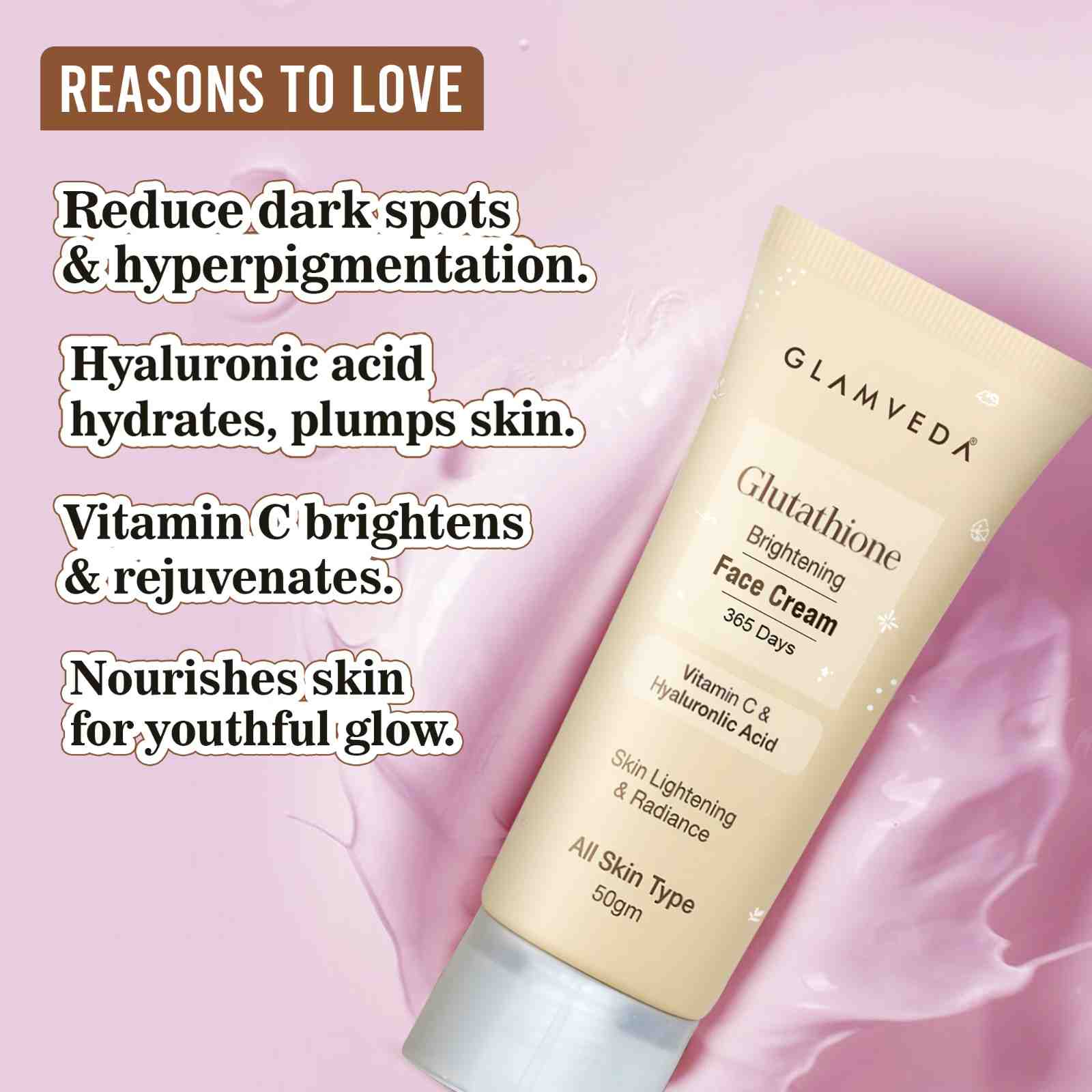 Glamveda Glutathione Brightening Face Cream