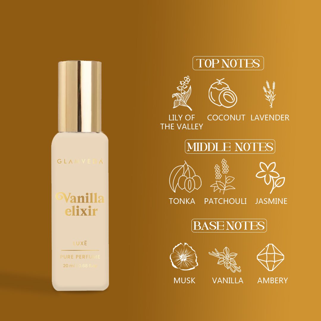 Vanilla Elixir – Luxe Pure Perfume for Her (20ml)
