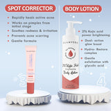 2% Kojic Acid 6-Step Skincare Routine- Facewash, Spot Corrector, Serum, BB Cream(Fair &Medium), Cream & Lotion