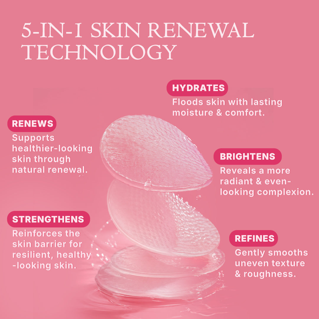 Rice PDRN Toner Pads with Glycolic Acid & Niacinamide | 40 Pads