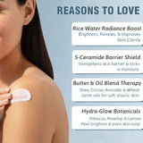 Rice & Ceramide Glass Skin Body Lotion Moisturizer| Deep Nourishment | 24 hrs Moisture lock