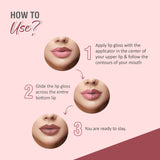 Glamveda X Rashami Desai Serum Infused Lip Gloss All Things Pretty Combo 4.8ml