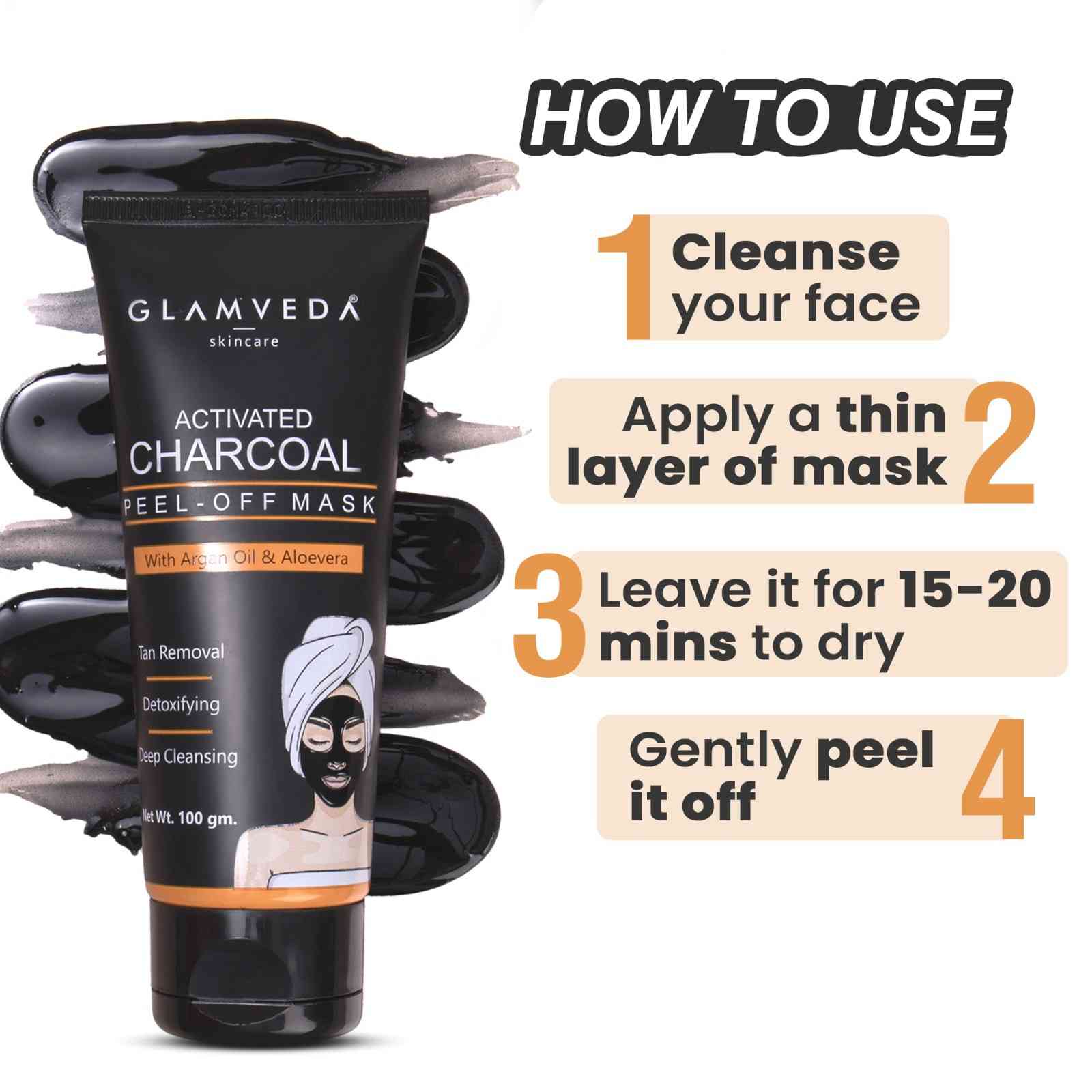 Activated Charcoal Peel Off Mask