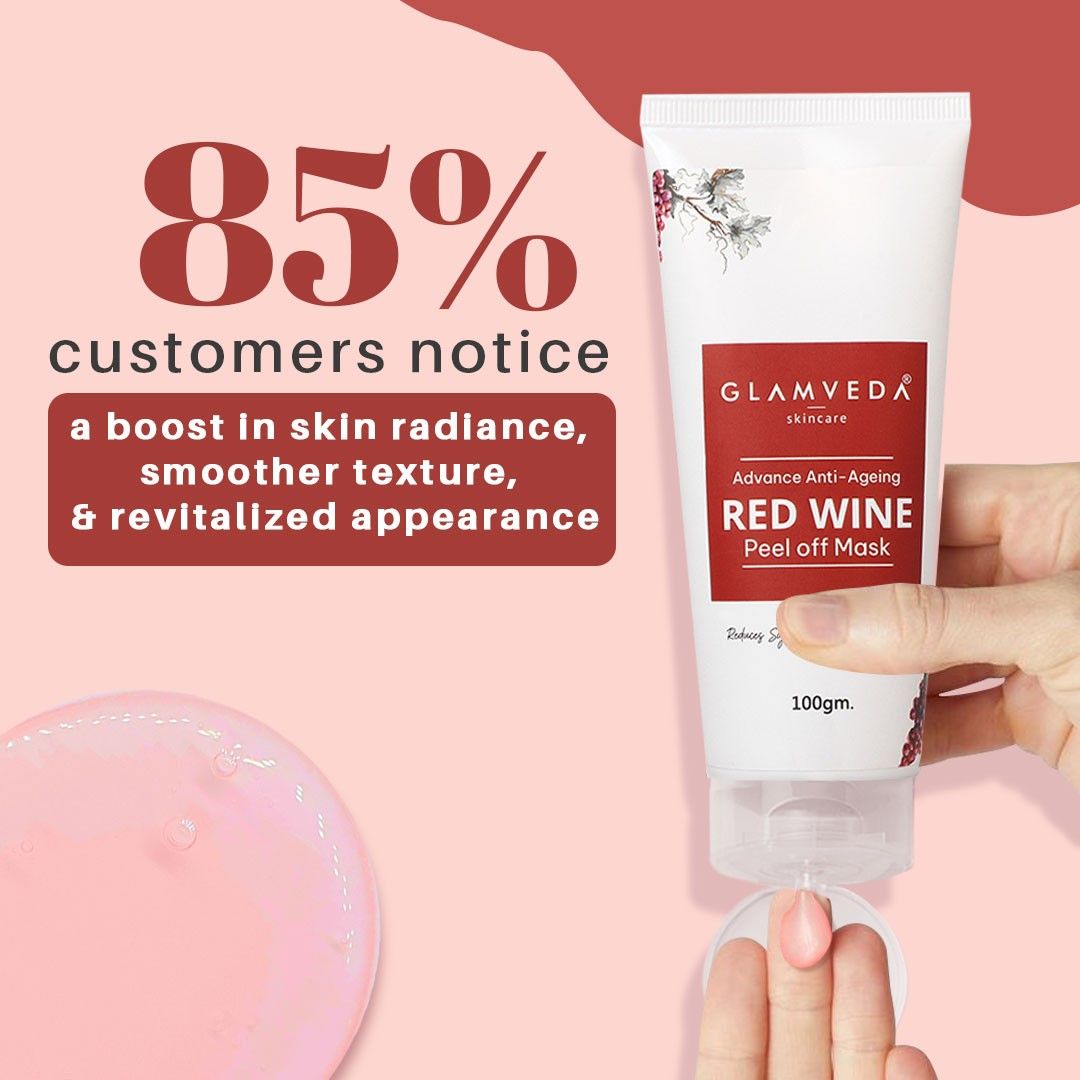 Glamveda Red Wine Peel Off Mask