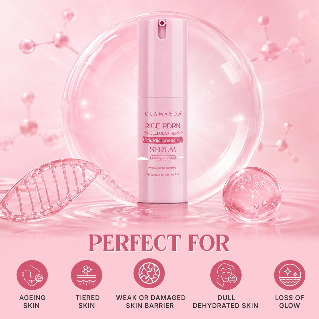Rice PDRN 5X Cellular Repair Cica Microneedling Serum