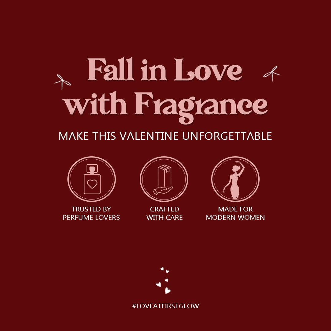 Glamveda Valentine Chemistry Pure Perfume Combo for Women | Date Night & Floral Bae 40ml