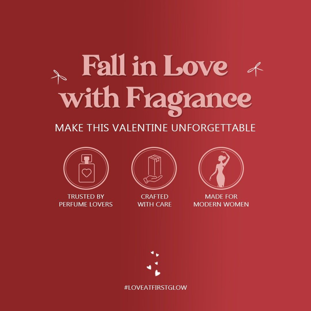 Glamveda Valentine Signature Perfume Combo for Her | Date Night & Floral Bae Pure Lux Perfumes
