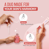 Glamveda 2% Kojic Acid Spot Corrector + Serum Duo – Fades Dark Spots, Acne Scars & Pigmentation