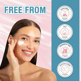 Glamveda Korean Glass Skin Rice & Ceramide 3 Step Combo | Face Wash, Serum & Sunscreen