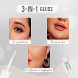 Glamveda X Rashami Desai Serum Infused Clear Mini Lip Gloss (Stunner - 110) - 1.2ml