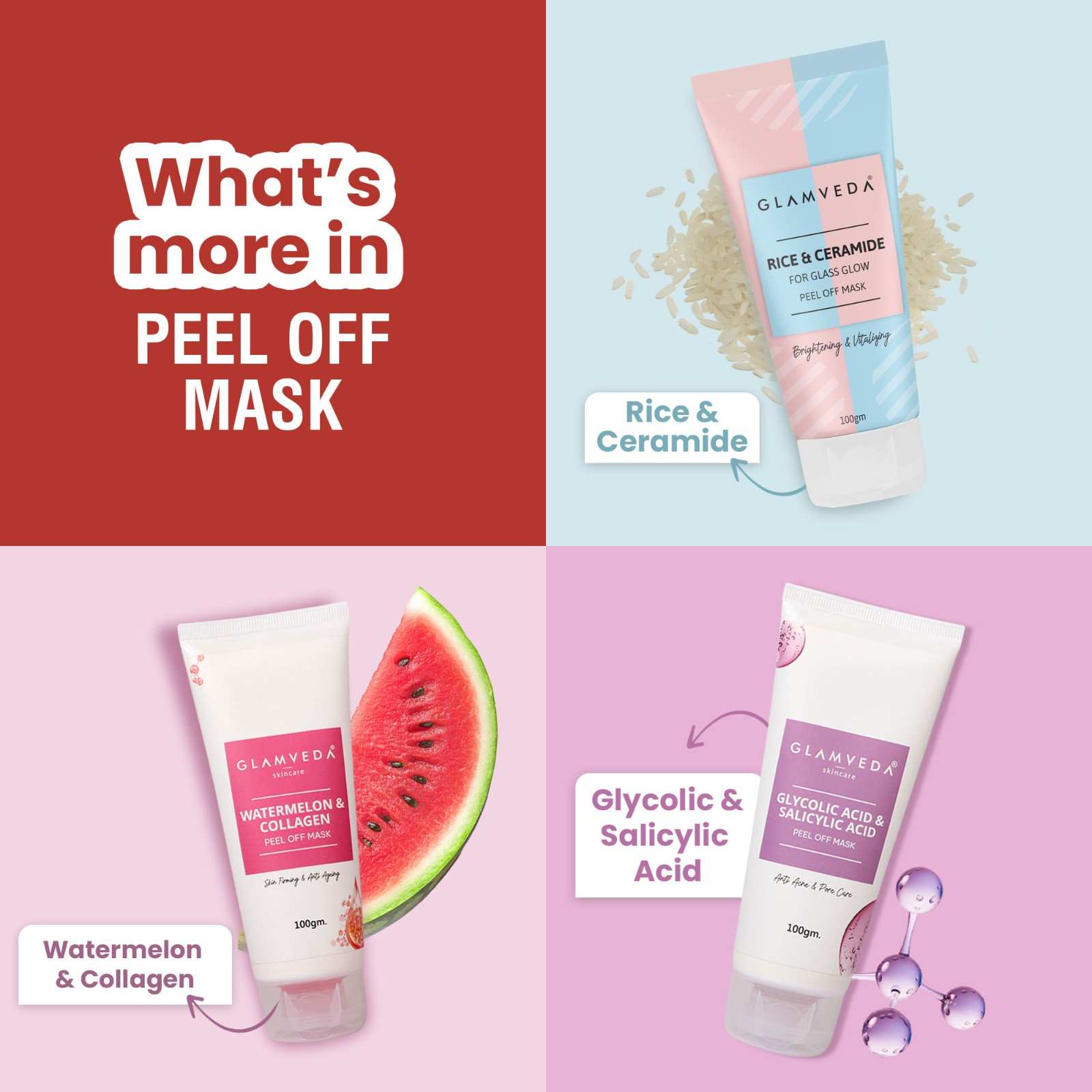 Glamveda Red Wine Peel Off Mask