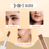 Glamveda X Rashami Desai Serum Infused Mini Lip Gloss (Moon - 113) - 1.2ml
