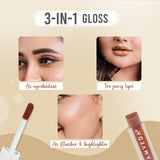 Glamveda X Rashami Desai Serum Infused Mini Lip Gloss (Tempted - 112) - 1.2ml
