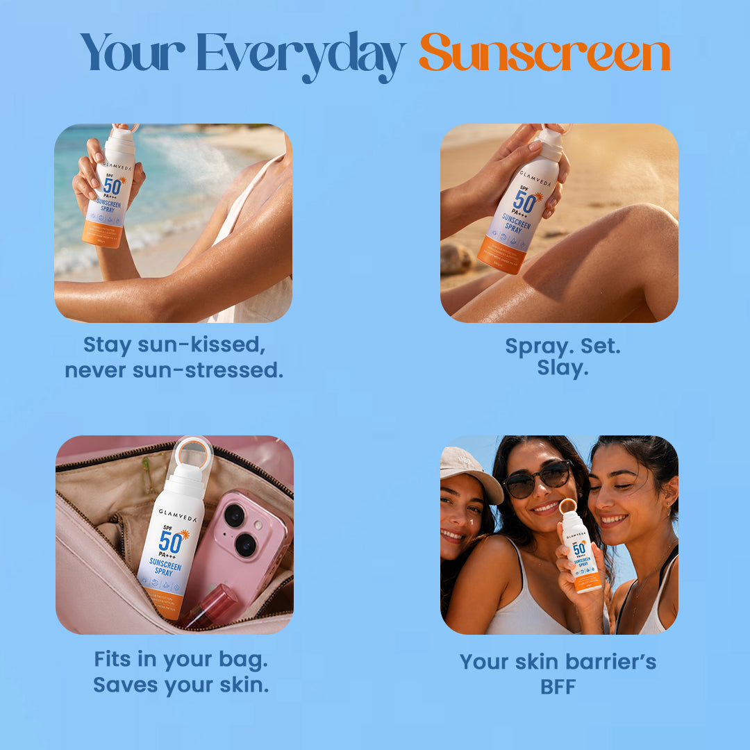 Body Sunscreen Spray SPF 50 PA+++ | Water-Resistant, Non-Greasy & Quick-Absorbing | Broad Spectrum UV Protection for Outdoor Use – 100ml
