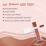 Glamveda X Rashami Desai Mini Infused Serum Lip Gloss | Paradise -119