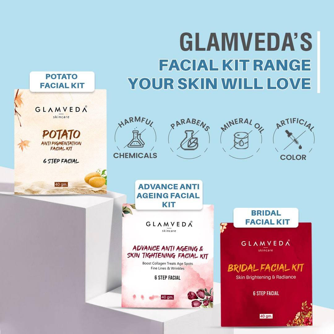 Glamveda Hyaluronic Acid Hydra boost Facial Kit 40gm