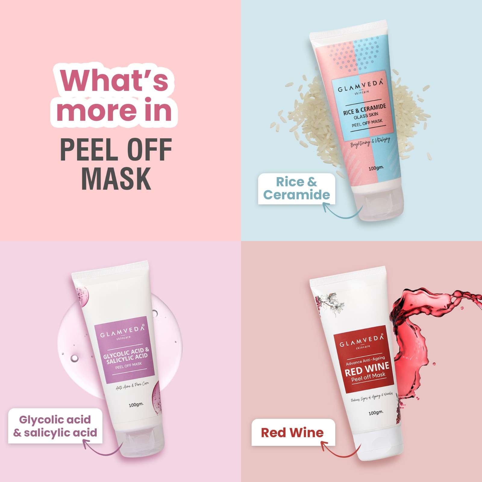 Watermelon & Collagen Peel off mask