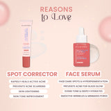 2% Kojic Acid Step 4 Skincare Set – Facewash, Spot Corrector, Serum & Cream