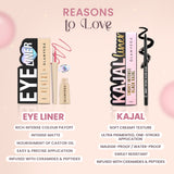 Pink in Paris Beauty Gift Set – Black Kajal, Pink Eyeliner, Pink Lip Gloss & Liquid Lipstick with Travel  Pouch