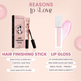 All‑in‑One Kit – Light Edition Beauty Essentials: Kajal, Eyeliner, BB Cream, pH Lipstick, Lip Gloss, Bullet Lipstick, Hair Finishing Stick & Pouch