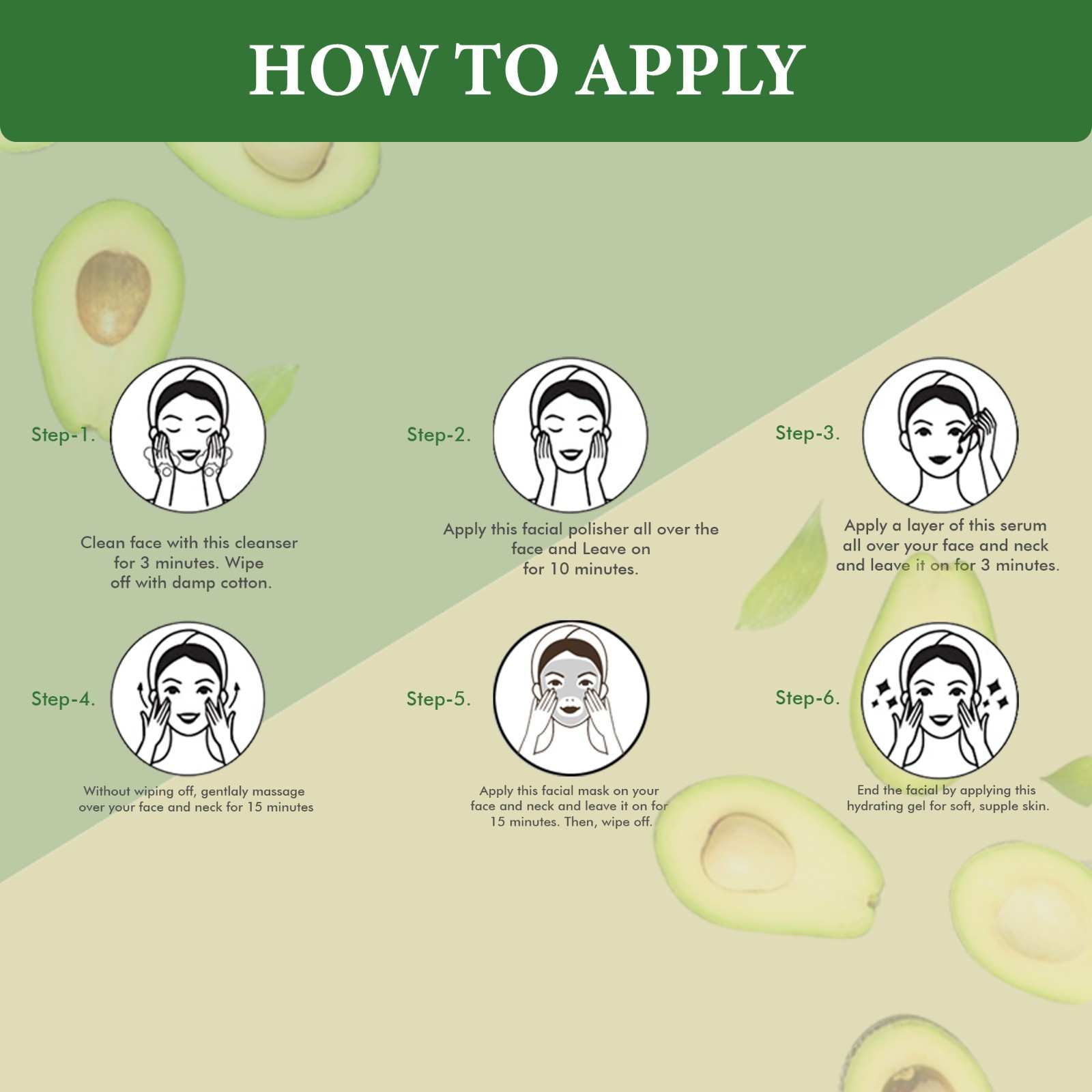 Glamveda Avocado Superfood facial kit 40gm