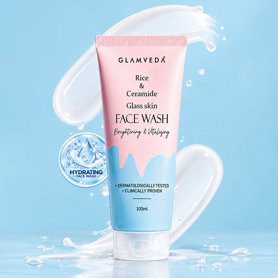 Rice & ceramide Glass Skin Face Wash