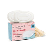 Glamveda Rice & Ceramide Skin Brightening Soap with Hyaluronic acid | Deeply Nourishes & Moisturised | Pack of 2