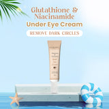 Glamveda Glutathione & Niacinamide Under Eye Cream For Dark Circles & Wrinkles