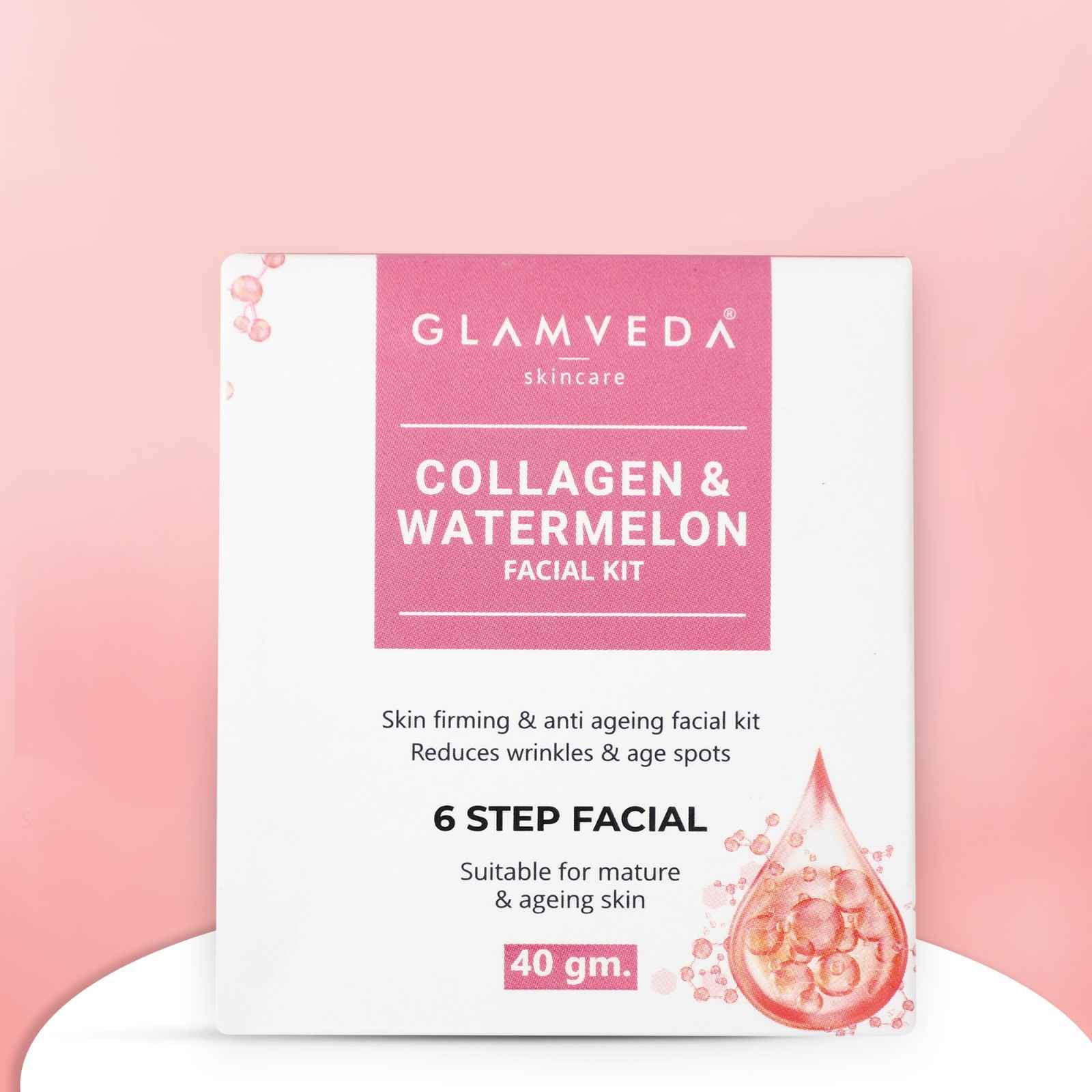 Glamveda Watermelon & Collagen Facial kit 40gm