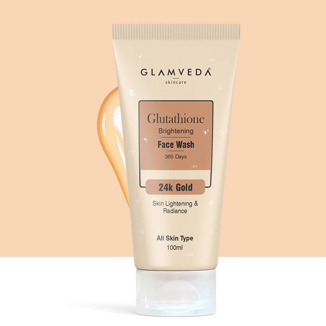 Glamveda Glutathione 24 k Gold Face Wash For Dark spots & Pigmentation with Vitamin C, Gold dust Glamveda Glutathione 24 k Gold Face Wash For Dark spots & Pigmentation with Vitamin C, Gold dust