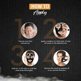 Glamveda Activated Charcoal Peel Off Mask Removes Blackheads and Whiteheads | 60gm