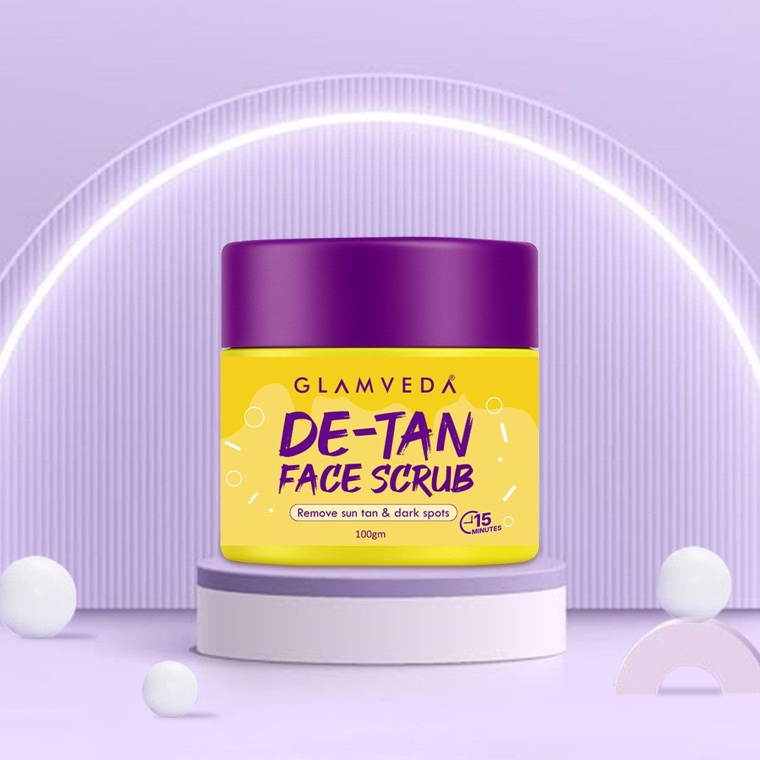 Glamveda De-tan Face Scrub