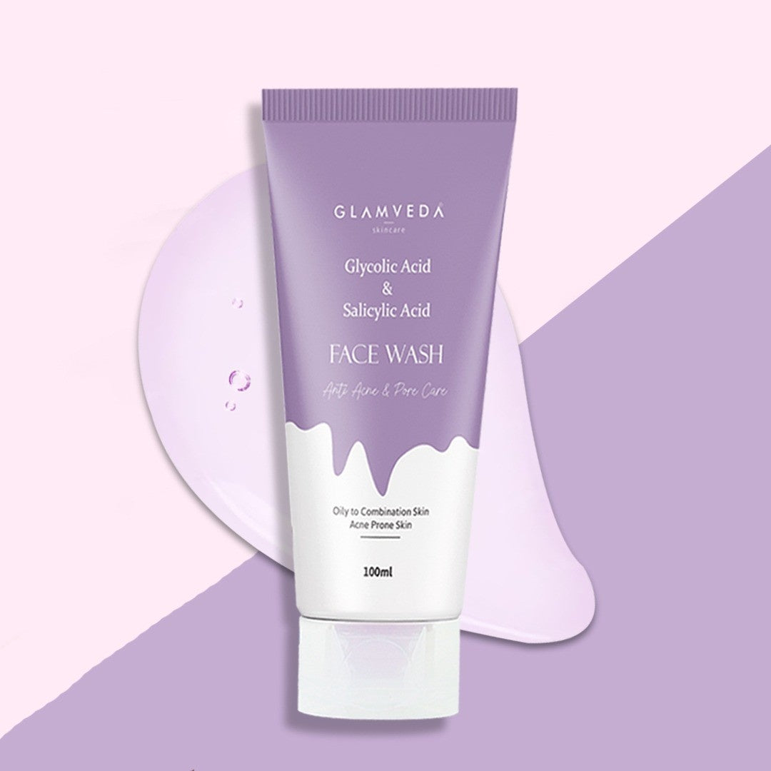 Glycolic acid & Salicylic Acid Anti Acne face wash