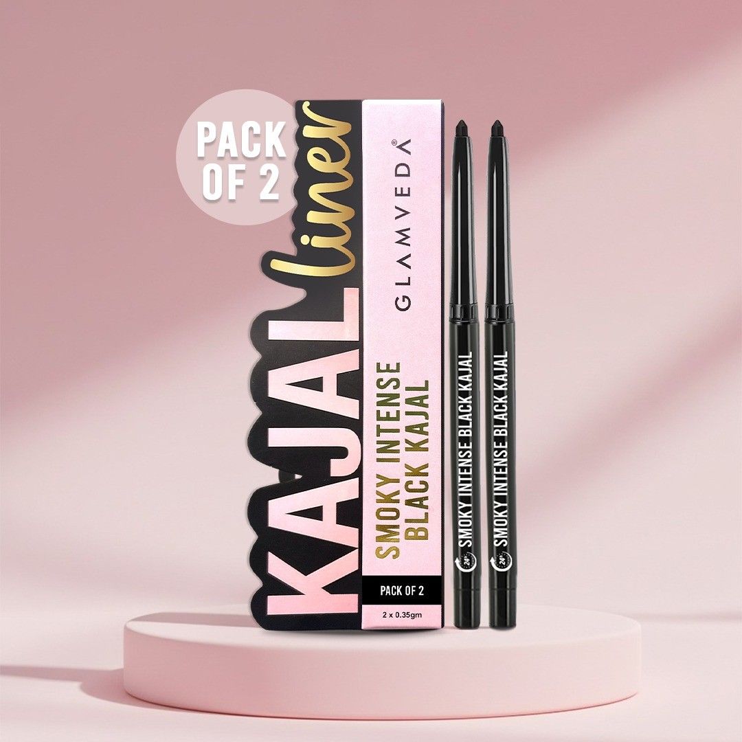 Smoky Intense Black Kajal, 24Hr long stay, Waterproof & Smudgeproof
