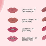 Glamveda X Rashami Desai Mini Liquid Lipstick Barbie 002 Combo 4.8ml