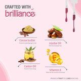 Glamveda X Rashami Desai Serum Infused Lip Gloss Barbie Combo 003 4.8ml