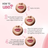 Glamveda X Rashami Desai Mini Liquid Lipstick Barbie 002 Combo 4.8ml