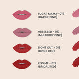 Glamveda X Rashami Desai Datenight Look Mini Liquid Lipstick | Pack of 4