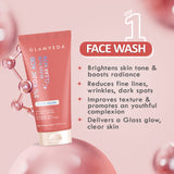 Glamveda 2% Kojic Acid Skincare Trio – Facewash, Spot Corrector & Cream for Dark Spot Removal, Pigmentation, Acne Marks & Uneven Tone