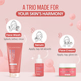 Glamveda 2% Kojic Acid Skincare Routine – Facewash, Serum & Cream for Pigmentation |Dark Spot Treatment & Skin Brightening