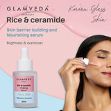 Glamveda Korean Glass Skin Rice Water & Ceramide Vitalizing Serum