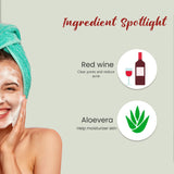 Glamveda Red Wine Advance Anti Ageing Face Wash Ingredients