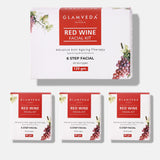 Glamveda Red Wine Advance Anti Ageing Facial Kit