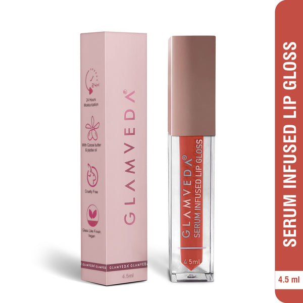 Glamveda High Shine Serum Infused Lip Gloss - Pink (Pink in Paris - 111) 4.5ml