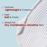 Glamveda Korean Glass Skin Rice & Ceramide Moisturizer