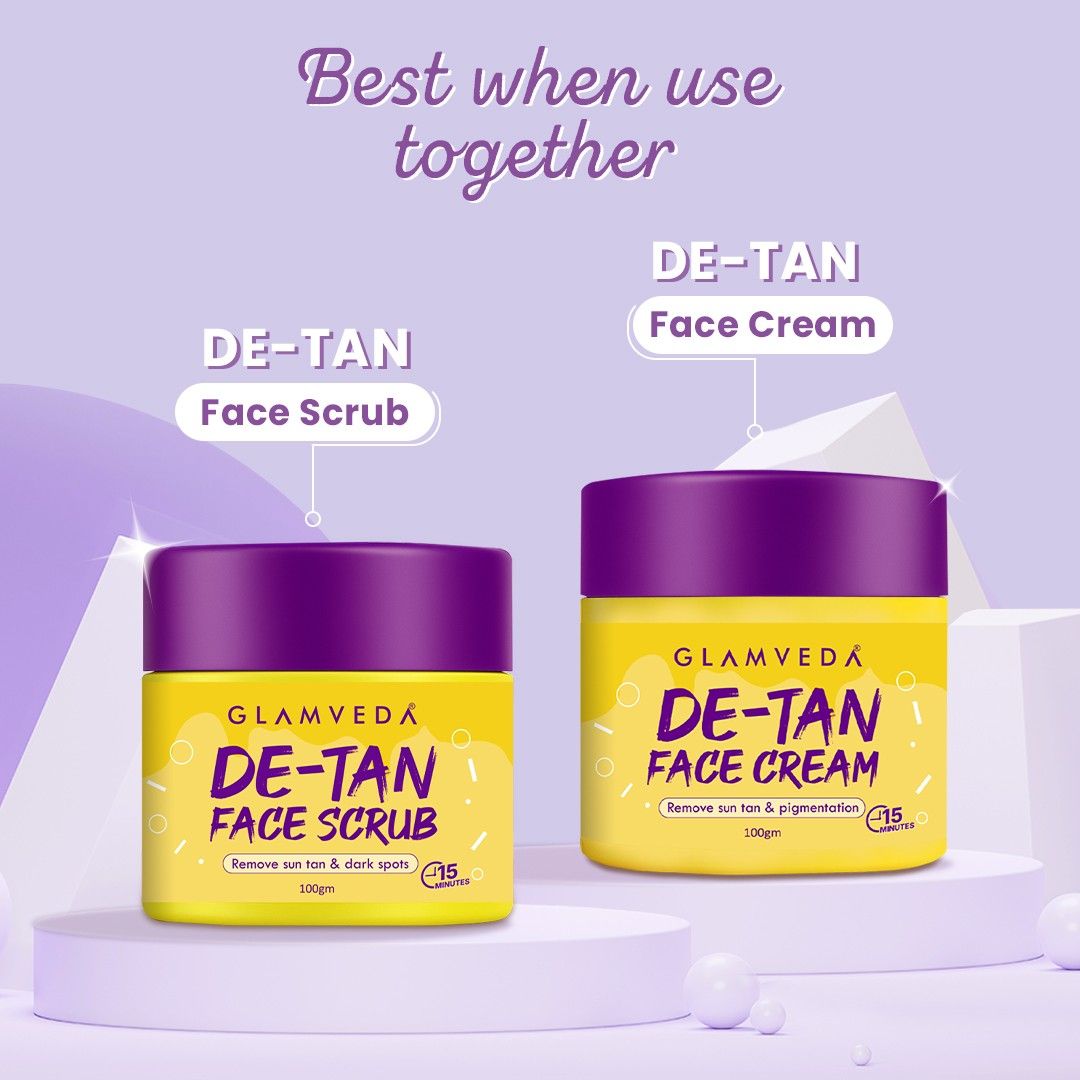 Glamveda De-Tan Face Cream