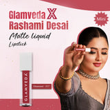 Glamveda X Rashami Desai Mini Liquid Lipstick (Obsessed - 017) - 1.2ml