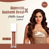 Glamveda X Rashami Desai Mini Liquid Lipstick (Juicy - 009) - 1.2ml