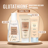 Glamveda Glutathione Brightening & Dark Spots Removal 3 Steps Skincare Routine