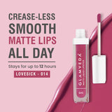 Glamveda Matte Liquid Lipstick, 12Hr Stay, Lightweight & Transferproof, (Lovesick - 014) 4ml